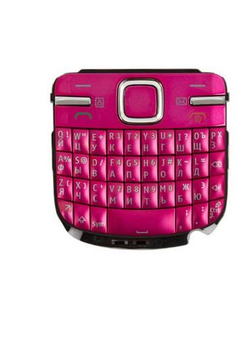 Клавиатура Nokia C3-00 Pink (000015258)