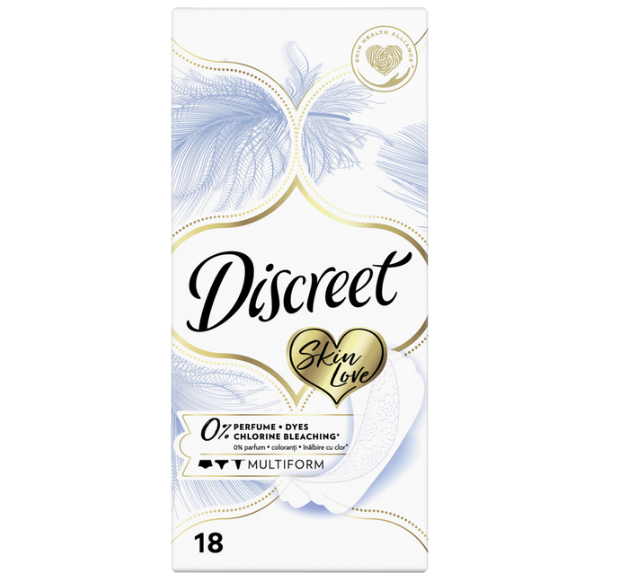 Прокладки щоденні Discreet Skin Love 18 шт. (8006540567432)