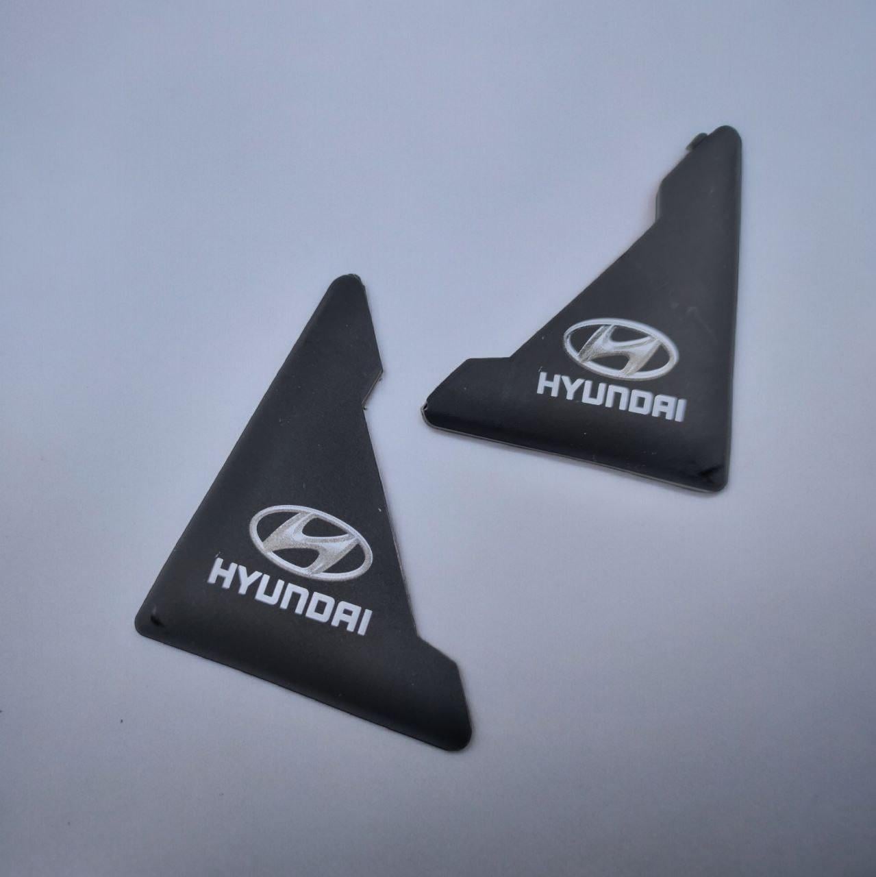Куточки на двері автомобіля Hyundai для захисту від сколів з трафаретним друком (2230510127)
