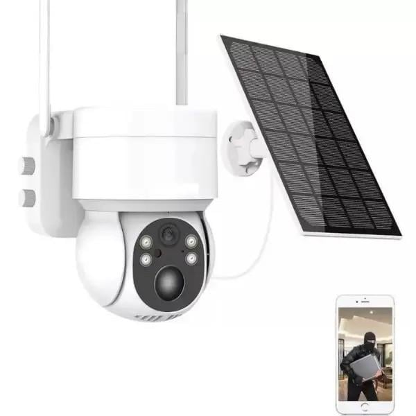 Камера уличная Wi-Fi TQ2 2 Мп iCSee с солнечной панелью автономное питание - фото 5