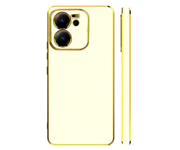 Чехол накладка Silicone Adds 6D для Xiaomi 13T / 13T Pro / K60 Ultra Белый