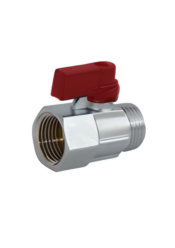 Кран шаровой Karro MINI 1/2" ВЗ Красный (SQ-1009743)