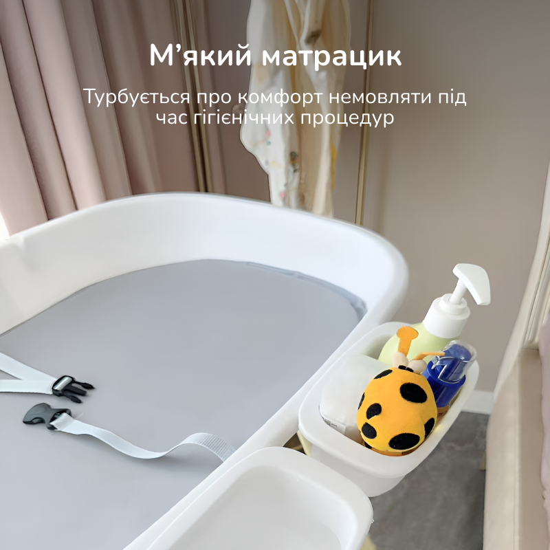 Пеленальный столик многофункциональный Falamino с горкой для купания и игрушкой-мобилем (BT-10) - фото 12 Пеленальный столик многофункциональный Falamino с горкой для купания и игрушкой-мобилем (BT-10) - фото 12