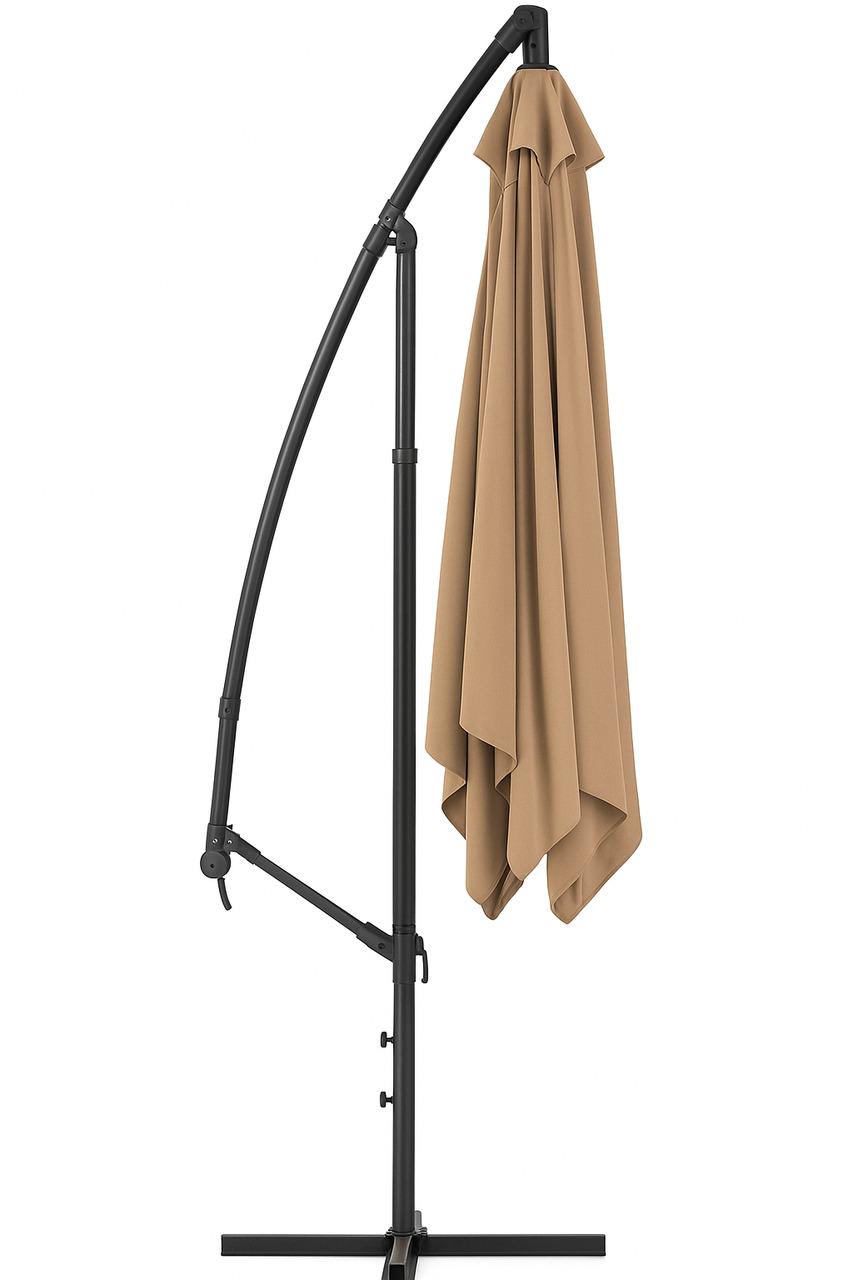 Зонтик садовый регулируемый WCG с чехлом/наклоном 2,5x2,5 м Бежевый - фото 5 Зонтик садовый регулируемый WCG с чехлом/наклоном 2,5x2,5 м Бежевый - фото 5