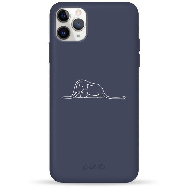 Чехол накладка Pump Silicone Minimalistic Case for iPhone 11 Pro Max, Elephant In A Boa (PMSLMN11PROMAX-1/244)