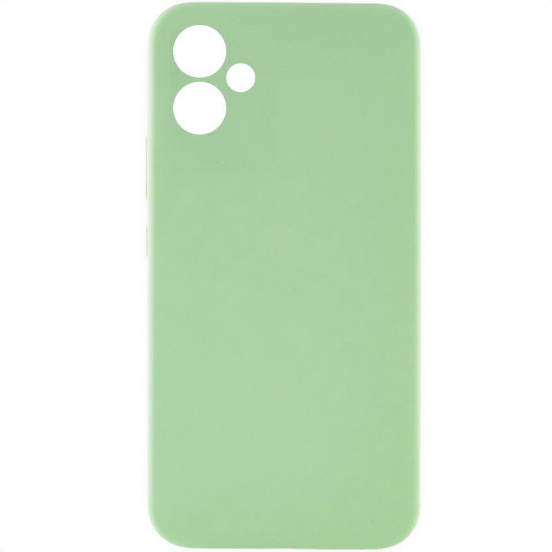 Протиударний чохол Silicone Cover Lakshmi Full Camera (AA) для Samsung Galaxy A06 зелений