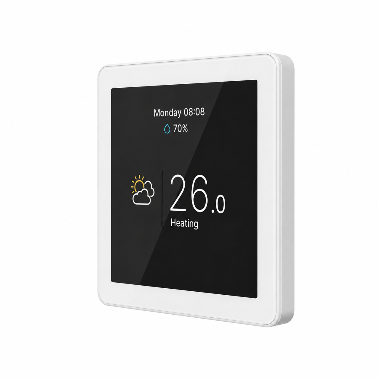 Термостат кімнатний сенсорний з WiFi управлінням Tervix Pro Line TouchScren Thermostat (TRV-114351)
