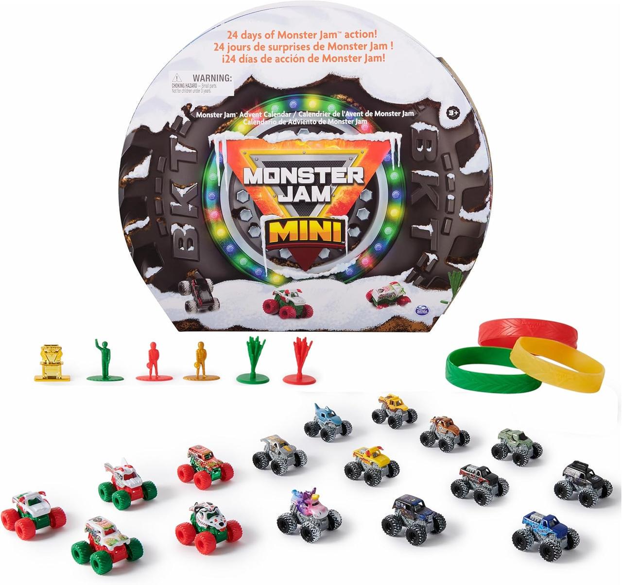 Адвент-календарь Spin Master Monster Jam Mini Christmas