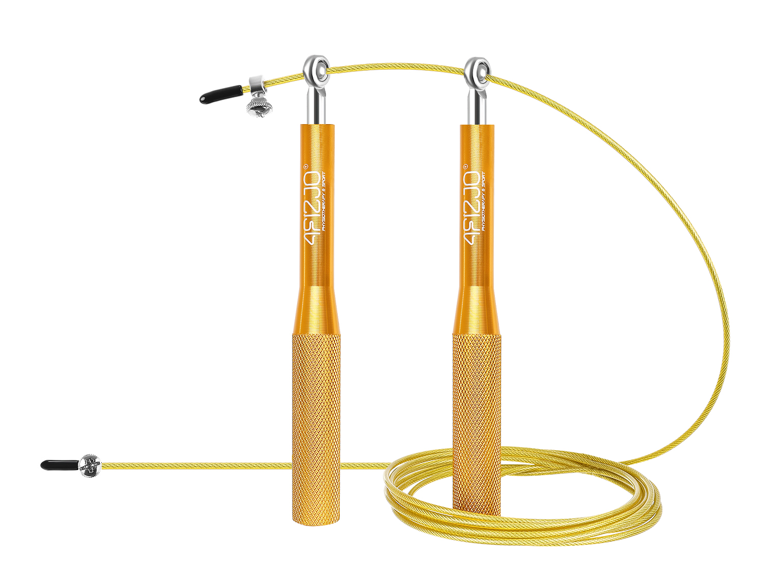 Скакалка 4fizjo Speed Rope швидкісна для кросфіту Gold (4FJ0185) - фото 1