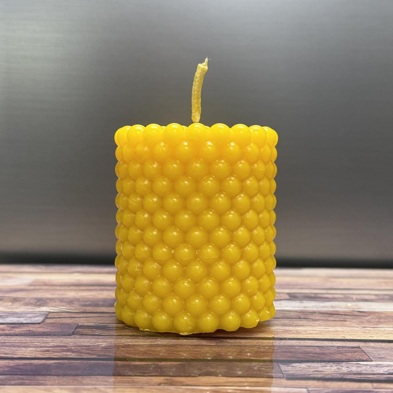Свічка Бусинки з бджолиного воску 75x60 мм (2513636787)