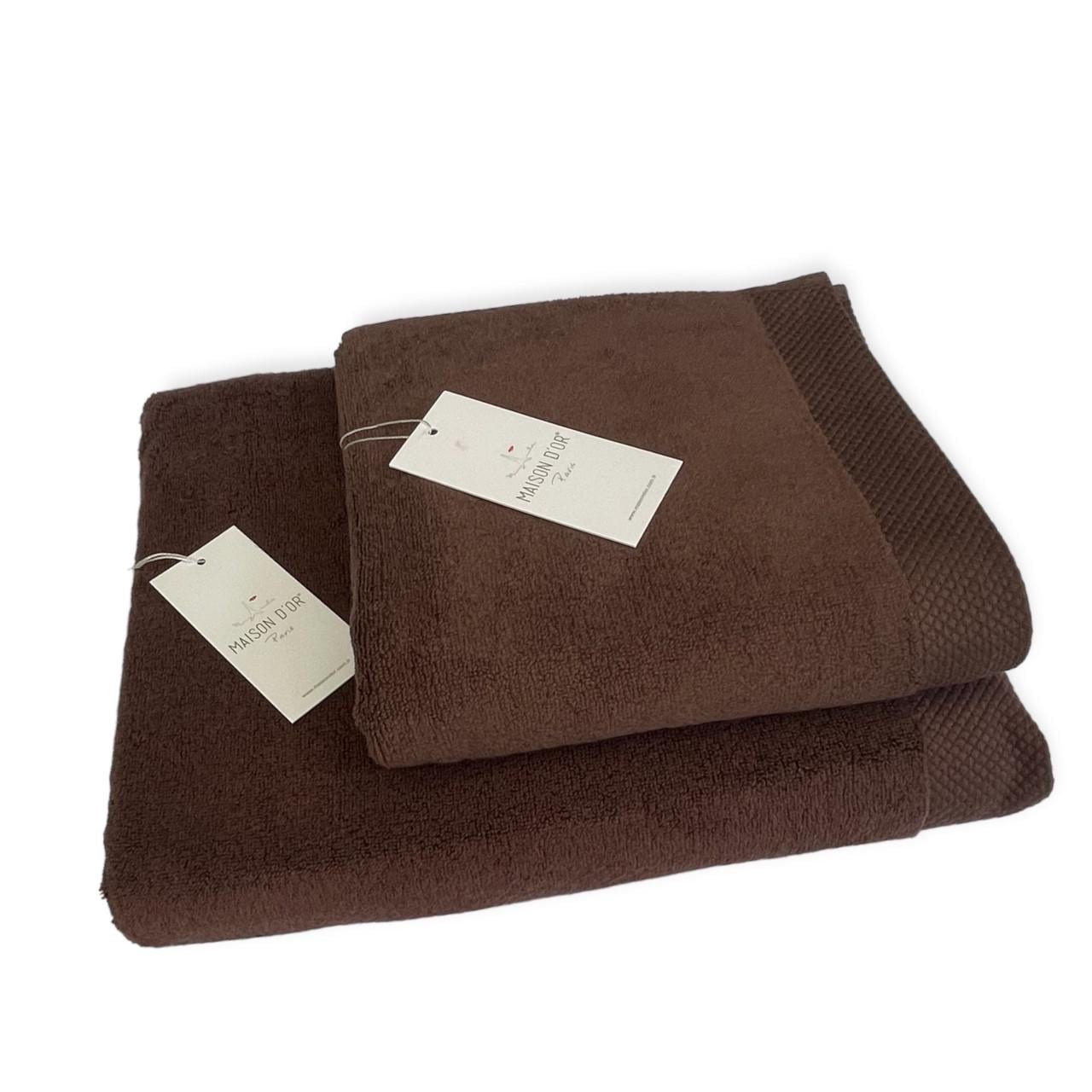 Набір рушників Maison D'or Artemis 50x100/85x150 см мікрокотон Brown (2000022283764)
