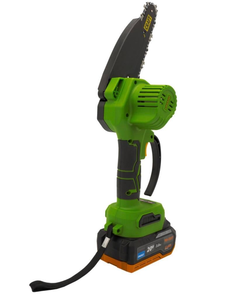 Пила аккумуляторная цепная мини PRO-CRAFT PKA-22Li 20В 2 АКБ/зарядное устройство/2 шины/2 цепи (32210) - фото 4 Пила аккумуляторная цепная мини PRO-CRAFT PKA-22Li 20В 2 АКБ/зарядное устройство/2 шины/2 цепи (32210) - фото 4