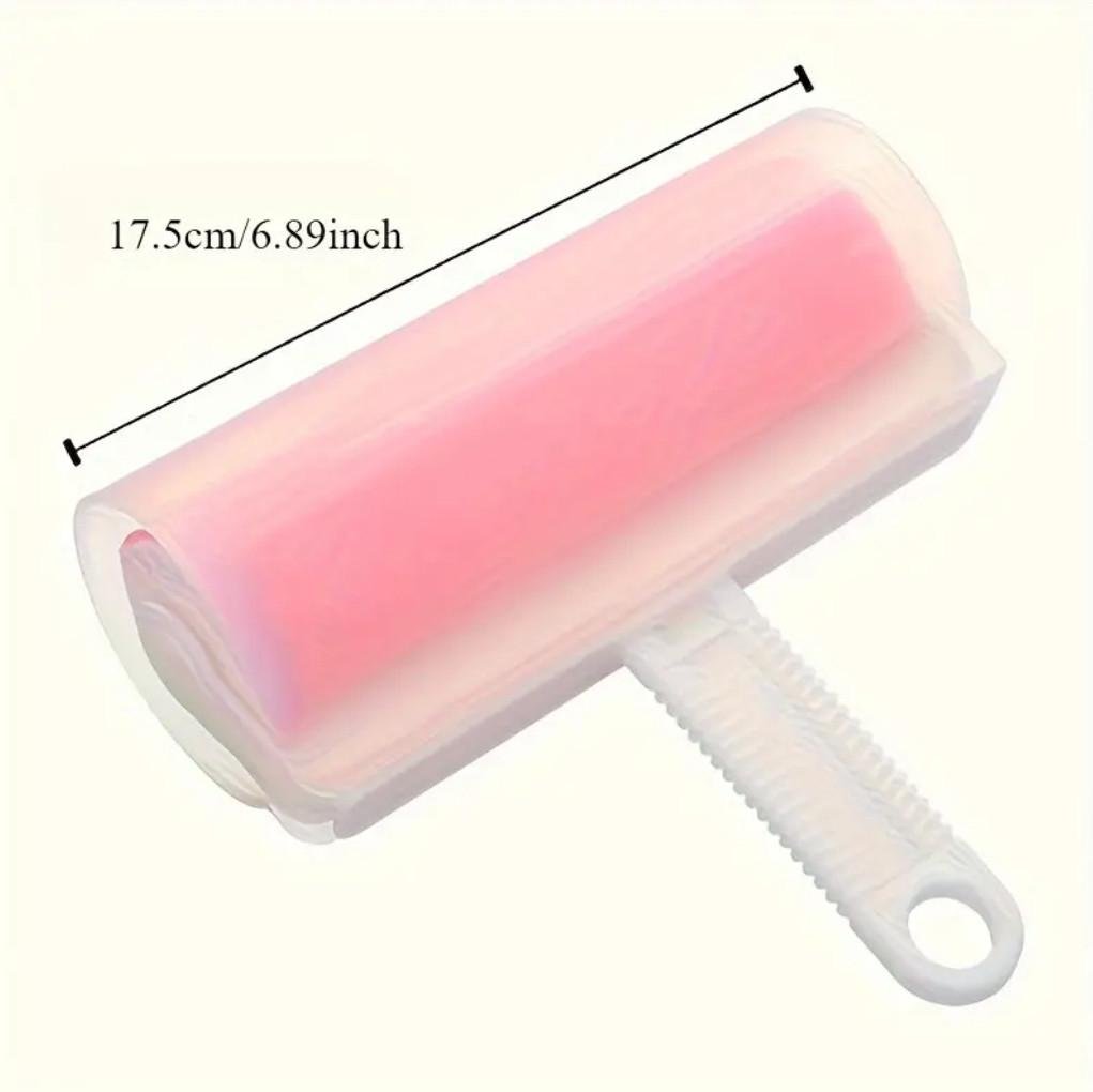 Валик липкий для чищення одягу багаторазовий силіконовий Рожевий (2338615831) - фото 3 Валик липкий для чищення одягу багаторазовий силіконовий Рожевий (2338615831) - фото 3