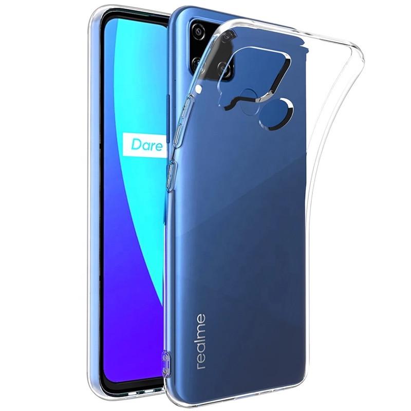 Протиударний TPU Чохол Epic Transparent 1,0mm для Realme C15 Безбарвний (прозорий)