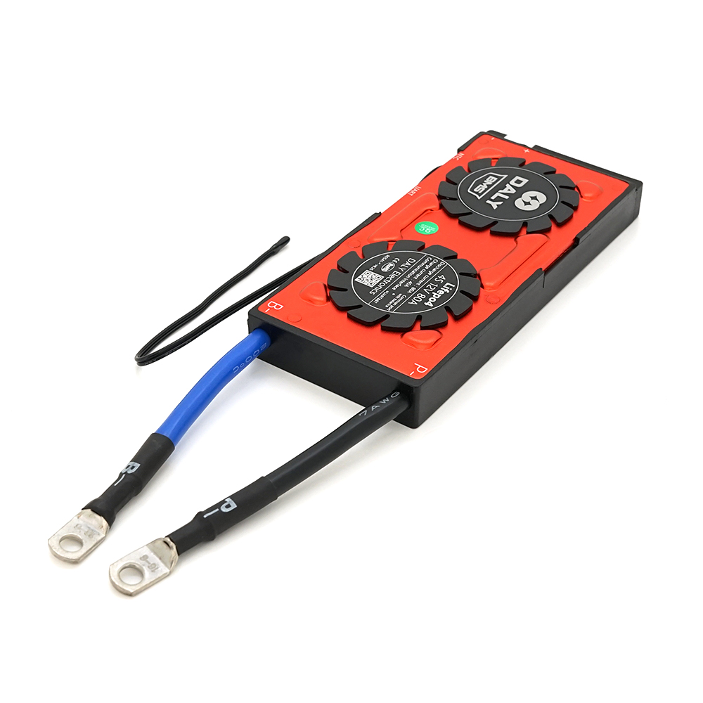 Плата BMS DaLy LiFePO4 12V 4S 40A 80A с Bluetooth (25271)