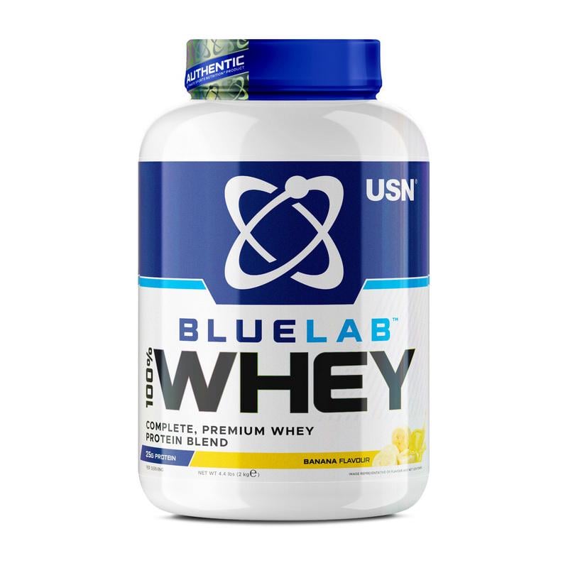Протеин сывороточный USN Blue Lab 100% Whey 2 кг Банан