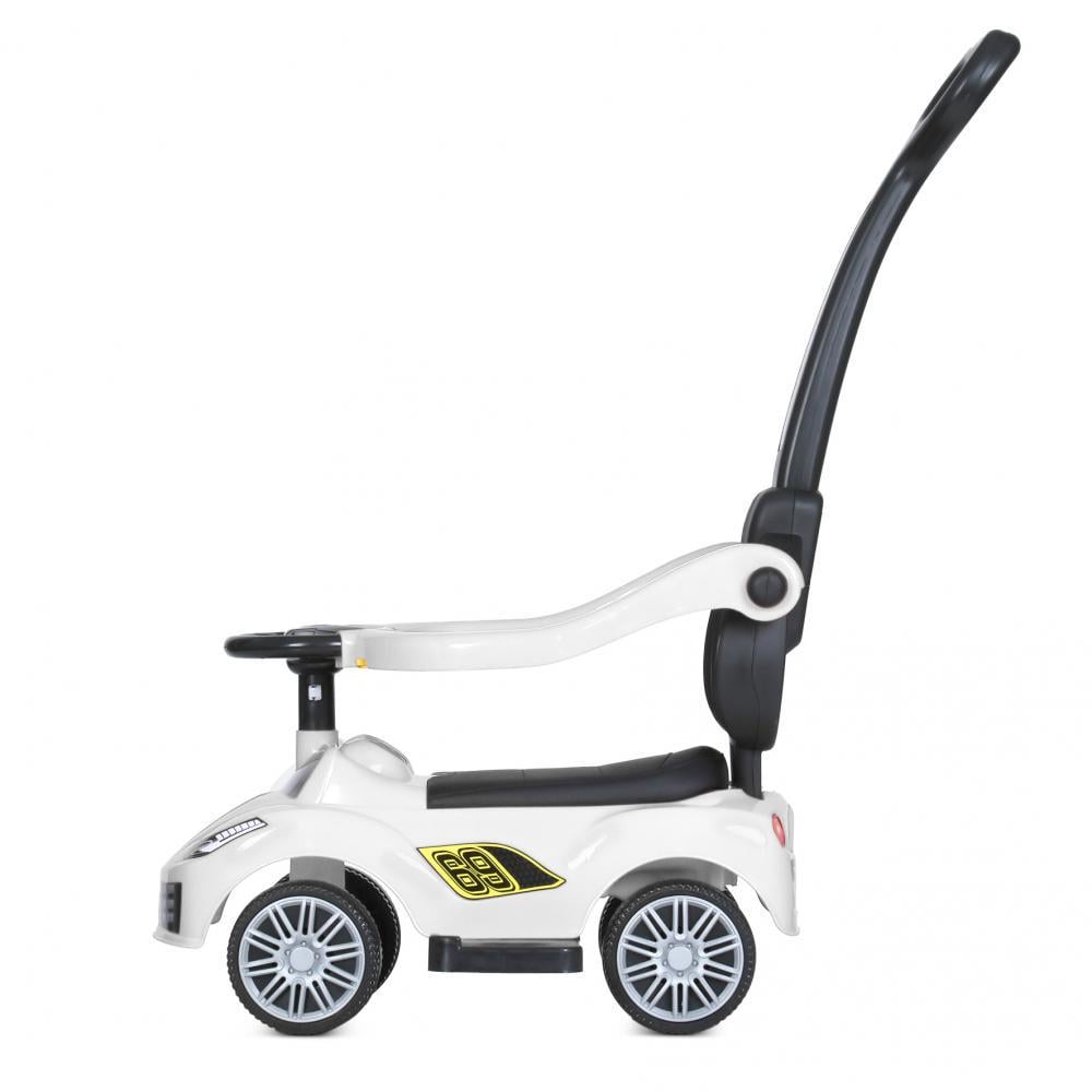 Детская каталка-толокар Bambi Racer M 5728L 2в1 Белый (24441677) - фото 7