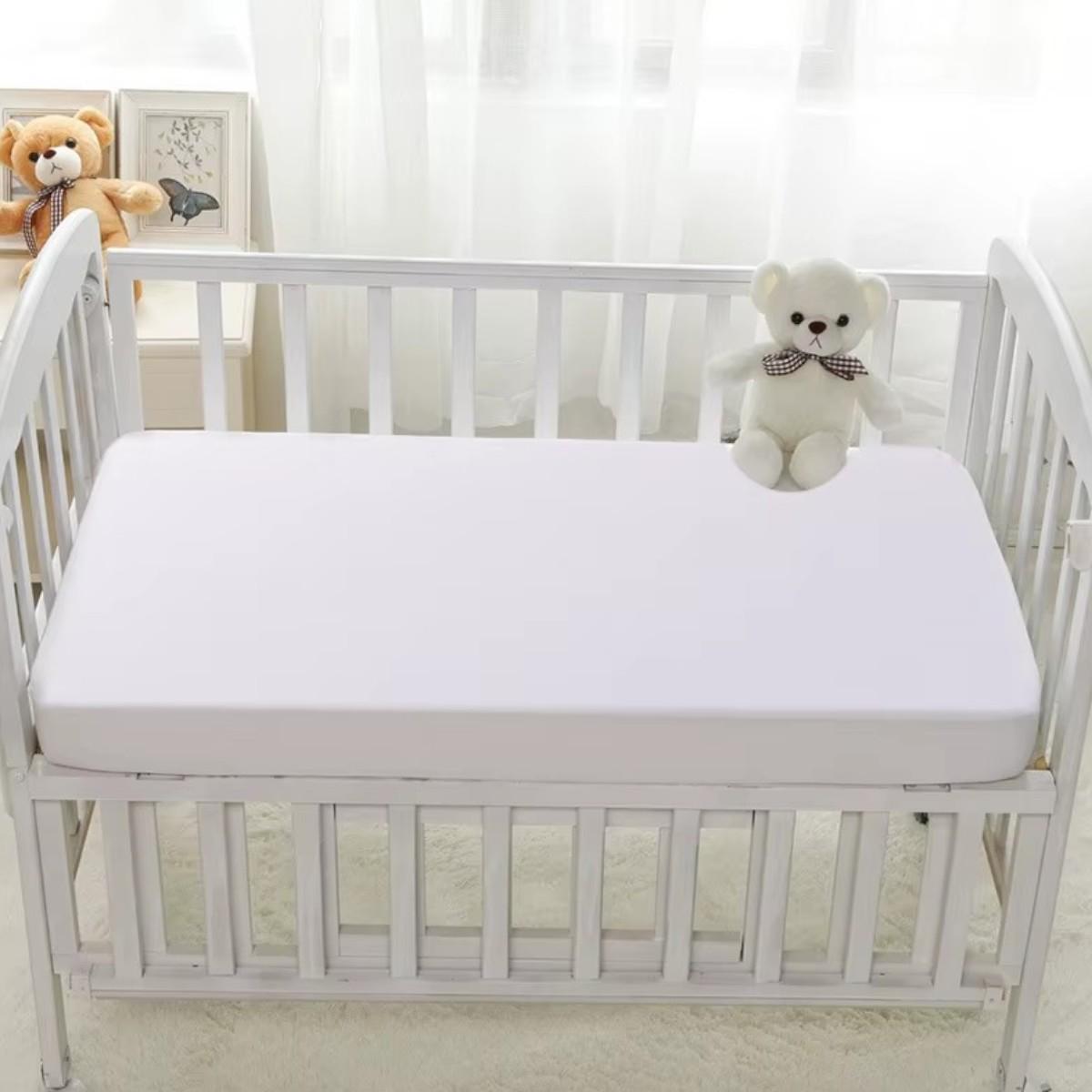 Простынь на резинке детская Bimbo 120х60 см Белый (87167) - фото 6