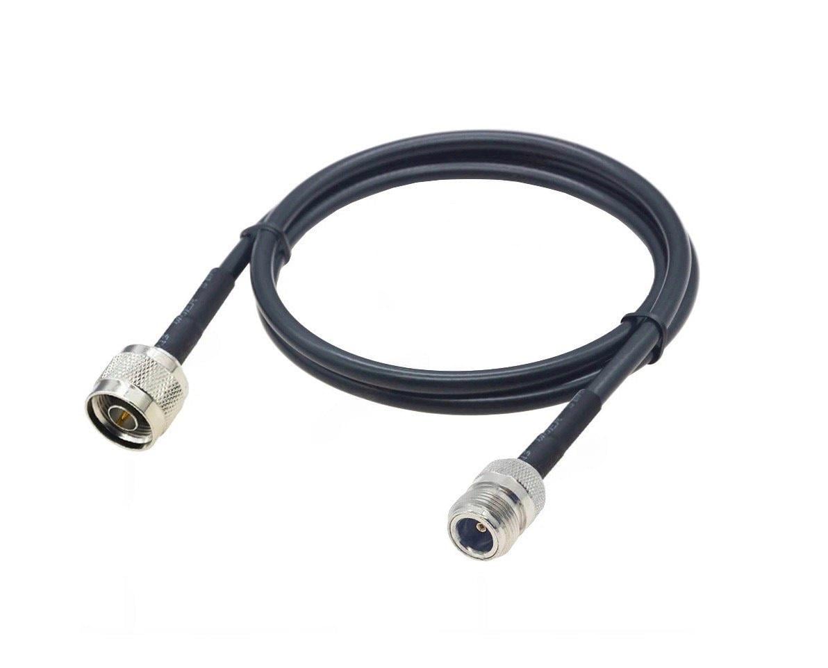 Переходник N-Male to N-Female с кабелем LMR240 пигтейл удлинитель для РЕБ50 см (00-00025264)