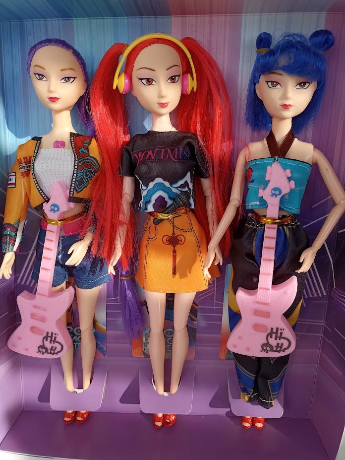 Набор кукол K-Pop Demon Hunters охотники на демонов 30 см