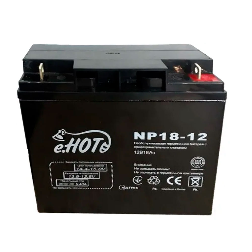 Аккумулятор Enot 12V 18 Ah для автомобиля грузовика для электроники (38189)