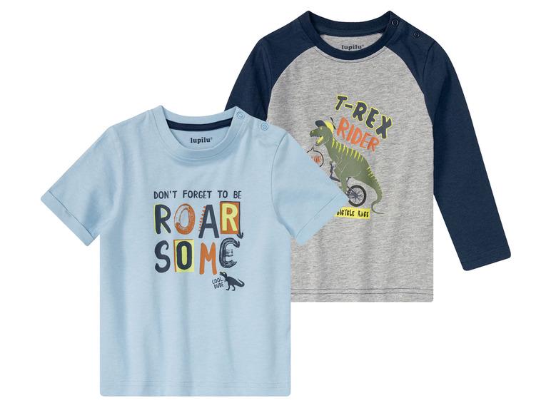 Набор лонгслив и футболка Lupilu для мальчика 86-92 см
