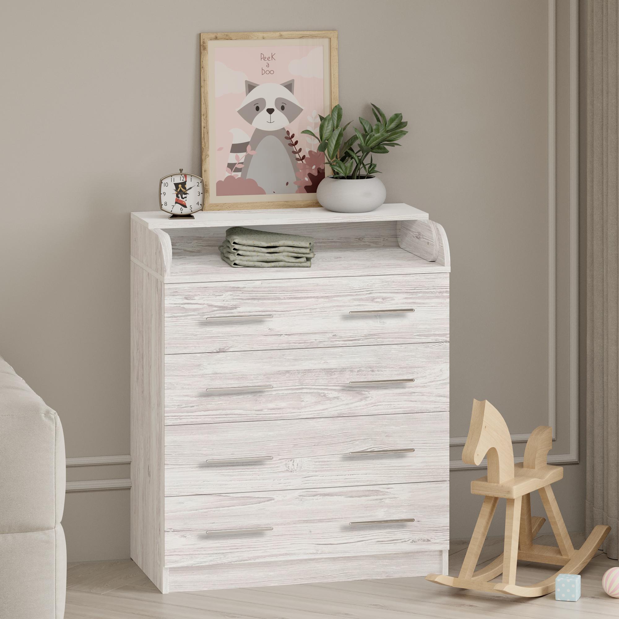 Комод пеленальный Standart КР4 800x450x970 мм Аляска Комод пеленальный Standart КР4 800x450x970 мм Аляска