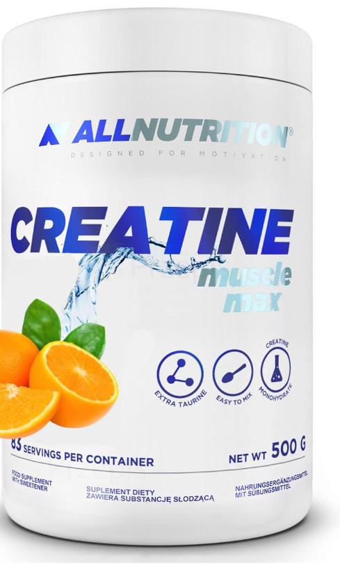 Креатин моногидрат AllNutrition Creatine Muscle Max с таурином Orange 500 g