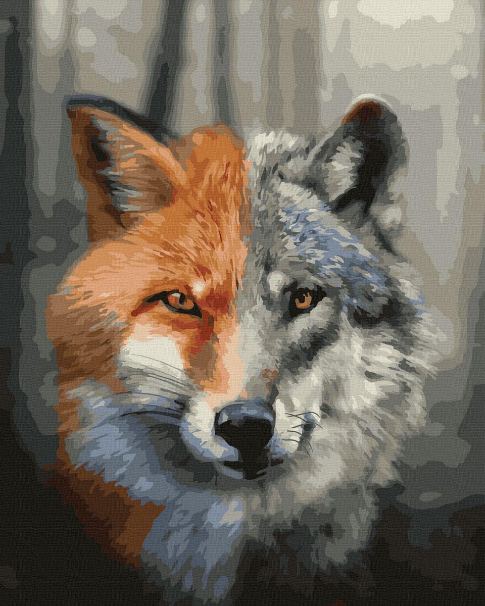 Картина по номерам Лисиця vs Вовкс 40х50 (GX43085)