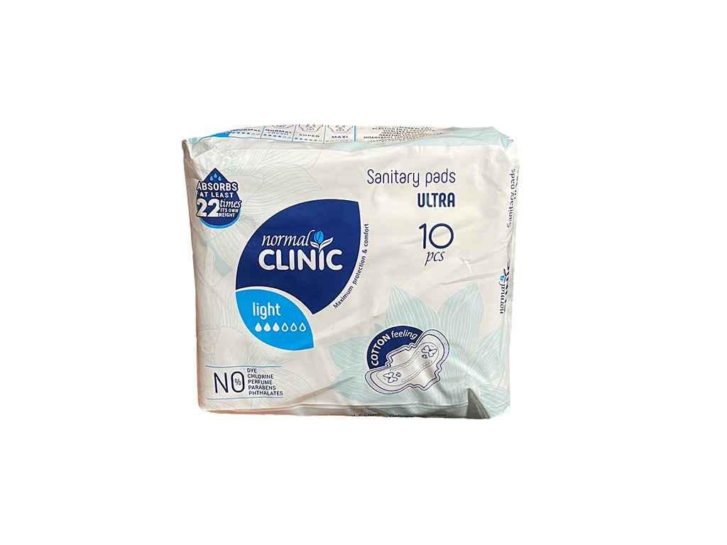 Прокладки гигиенические Normal Clinic ultra cotton feeling 3 к. 10 шт. (986540)