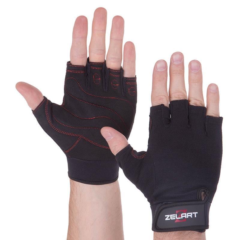 Перчатки для фитнеса Zelart SB-161575 M Черный (07363060)