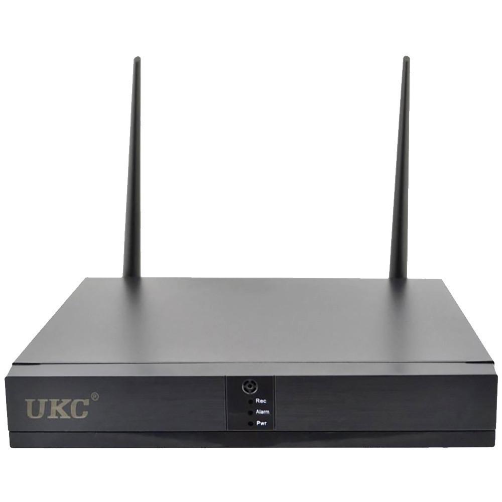 Набор камер видеонаблюдения UKC DVR 6678 WiFi IP67 8 шт. Black/White - фото 4