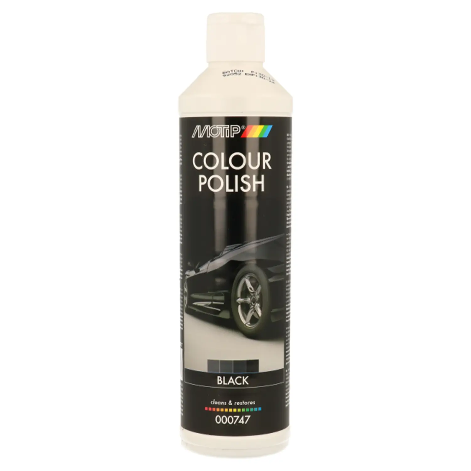 Поліроль для кузова авто MOTIP Color Polish пляшка 500 мл Чорний (000747BS)
