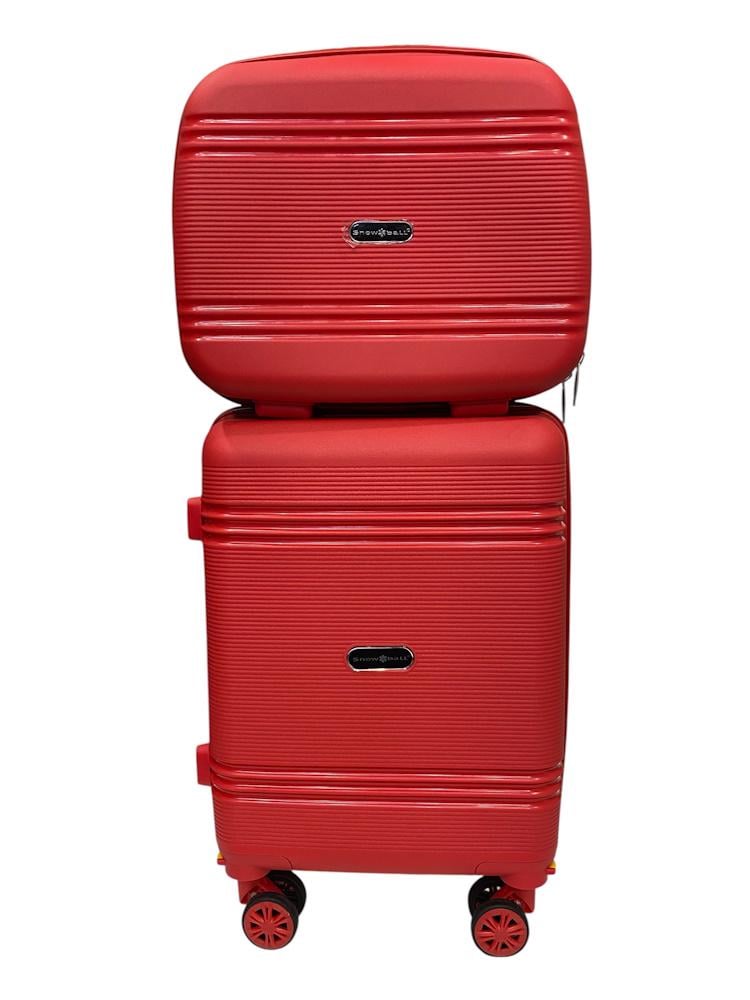 Комплект Snowball 21204 чемодан мини и кейс Красный (31706297)