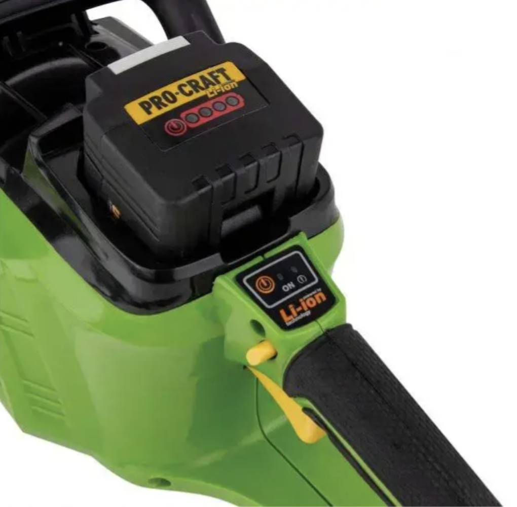 Пила ланцюгова акумуляторна ProCraft PKA-40LI з АКБ та зарядним пристроєм АКБ 4А/год (210709-Andr) - фото 8 Пила ланцюгова акумуляторна ProCraft PKA-40LI з АКБ та зарядним пристроєм АКБ 4А/год (210709-Andr) - фото 8