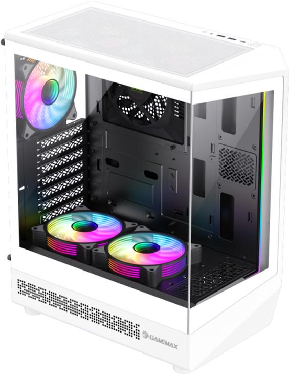Корпус компьютерный GameMax VISTA COC AW ATX M-ATX ITX White без блока питания (VISTA COC AW) Корпус компьютерный GameMax VISTA COC AW ATX M-ATX ITX White без блока питания (VISTA COC AW)