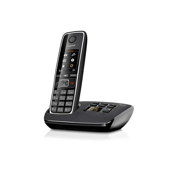 Радіотелефон DECT аналоговий Gigaset C530A Чорний (S30852-H2532-S301)