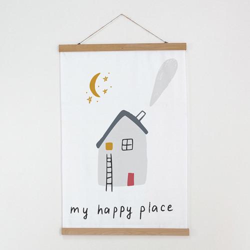 Постер тканевый на стену My happy place 60х93 см (TPSR_22S026) Постер тканевый на стену My happy place 60х93 см (TPSR_22S026)