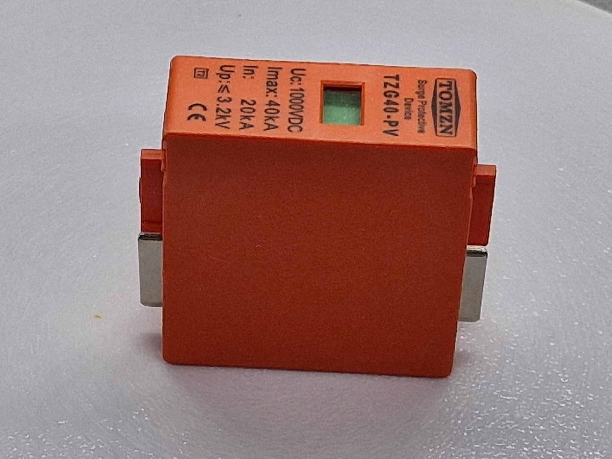 Вставка-вкладиш ПЗІП 1000V DC TOMZN TZG40-PV 20-40KA блискавкозахист розрядник ПЗІП для сонячних панелей PV SPD постійного струму УЗІП - фото 6 Вставка-вкладиш ПЗІП 1000V DC TOMZN TZG40-PV 20-40KA блискавкозахист розрядник ПЗІП для сонячних панелей PV SPD постійного струму УЗІП - фото 6