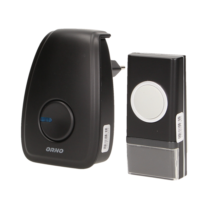 Дзвінок бездротовий ORNO OPERA AC OR-DB-YK-117 36 тоновий Чорний