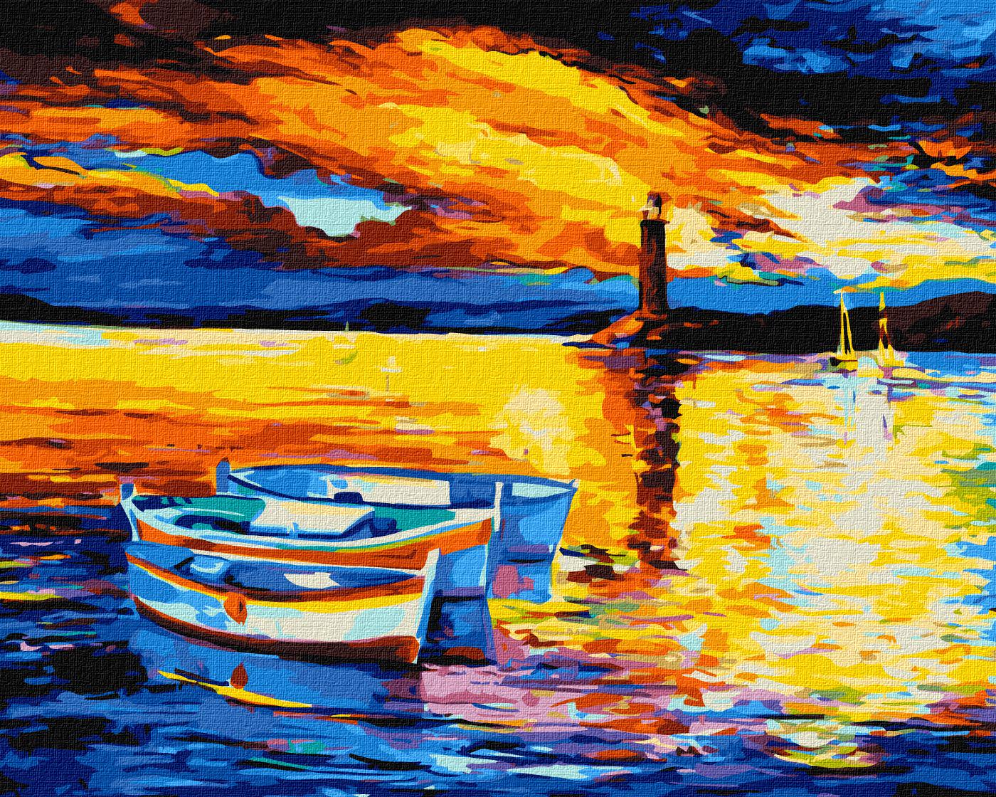 Картина по номерам Идейка Оранжевый штиль 40x50 см (Id-KHO2711)