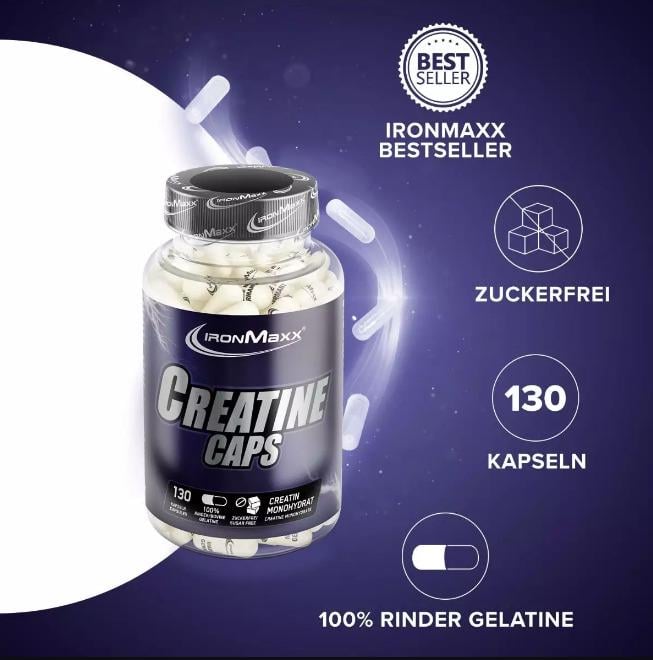 Креатин IronMaxx Creatine 130 капс. - фото 2