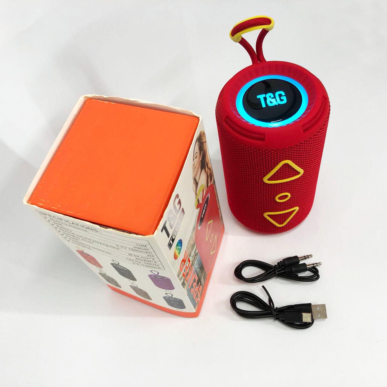 Колонка портативна Bluetooth радіо/акумуляторна Червоний (TG656 FM) - фото 5 Колонка портативна Bluetooth радіо/акумуляторна Червоний (TG656 FM) - фото 5