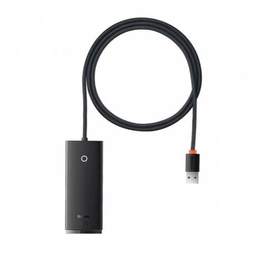 USB-хаб BASEUS Lite Series USB-C to 4xUSB 3.0 5Gbps 1 м Black (WKQX030101)