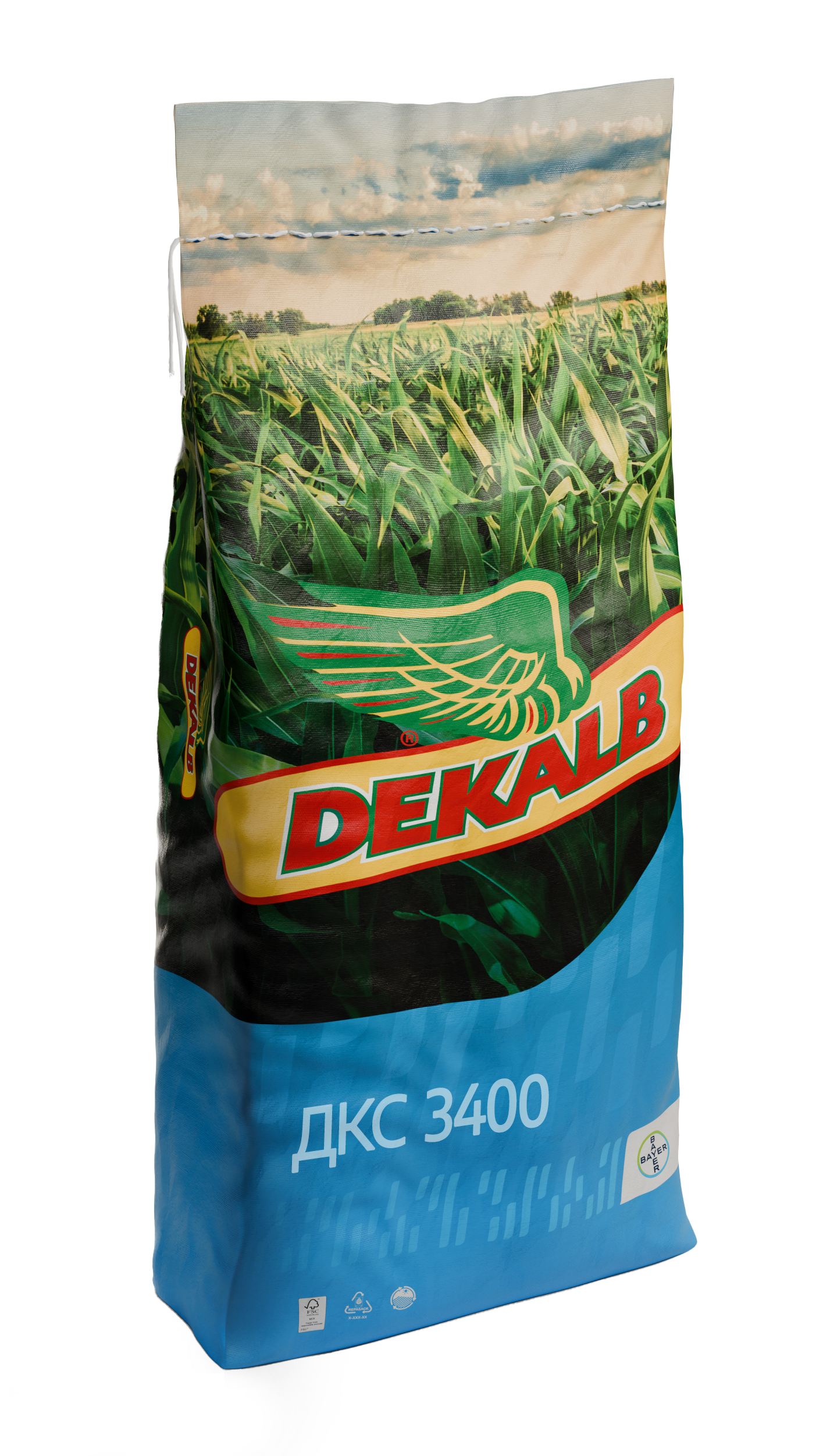 Насіння кукурудзи Bayer DEKALB® DKC3400 1 мішок 80000 насінин 35 кг