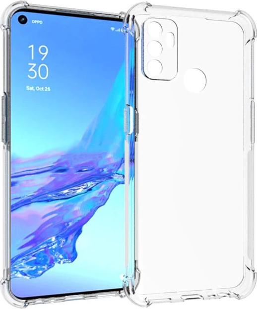 Прозрачный чехол UltraAir MultiCam для OPPO A53 (усиленный углами) (23222)