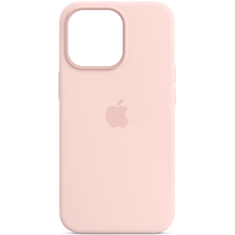 Противоударный Чехол Silicone Case Full Protective (AA) для Apple iPhone 15 Plus (6.7") Розовый / Chalk Pink