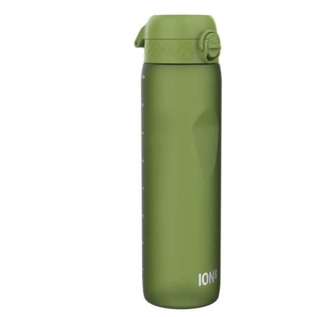 Пляшка для води ION8 ЕКО BPA Free 1000 мл Khaki/Green (I8RF1000KGRE)