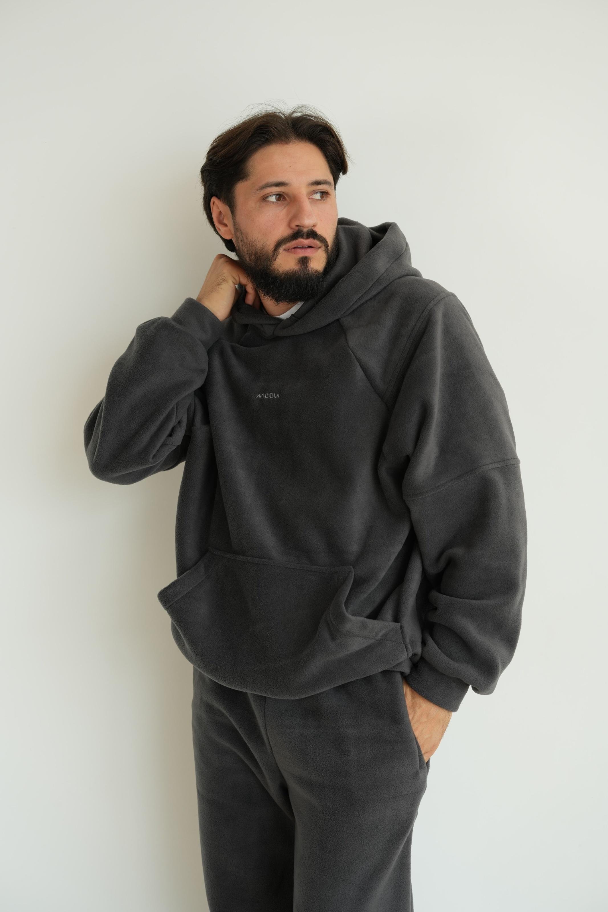 Костюм мужской флисовый BASE 3XL Графит (10205XXXLm) - фото 8 Костюм мужской флисовый BASE 3XL Графит (10205XXXLm) - фото 8