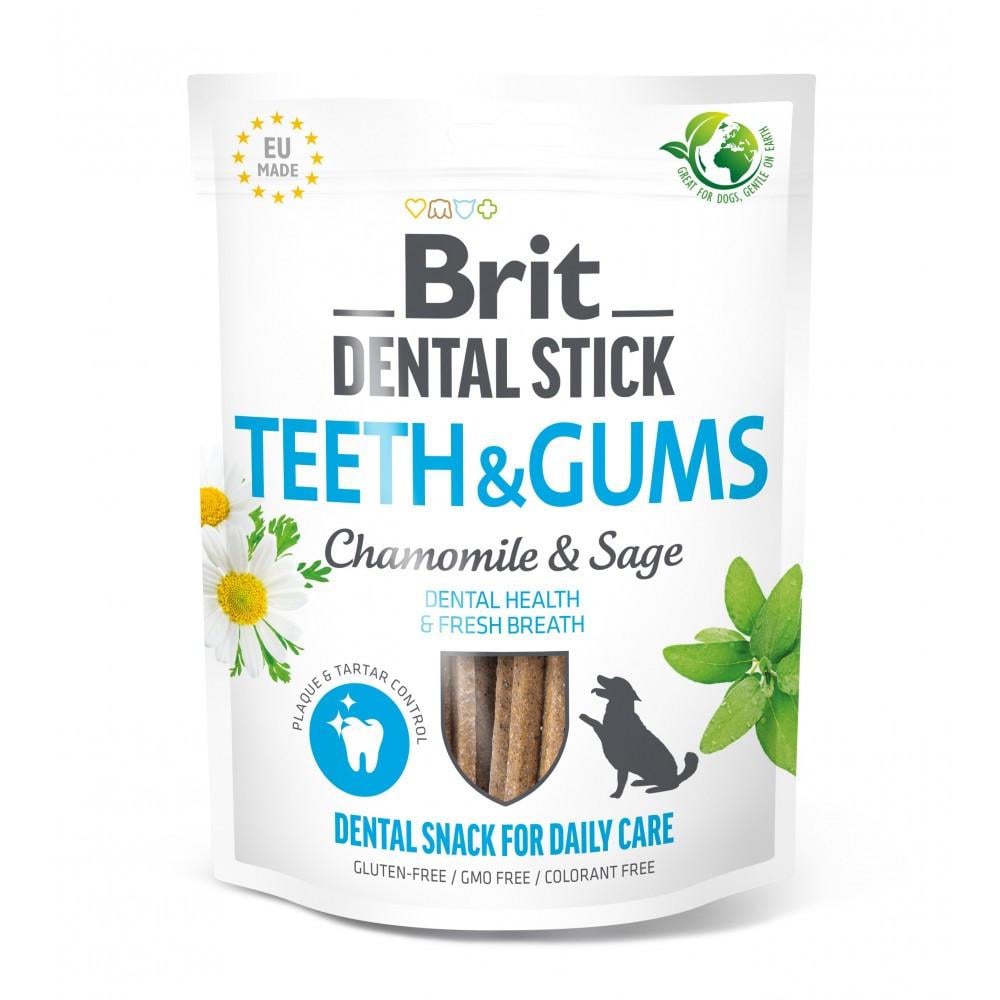 Лакомства для гигиены зубов собак Brit Dental Stick с травами 251 г (112102) Лакомства для гигиены зубов собак Brit Dental Stick с травами 251 г (112102)